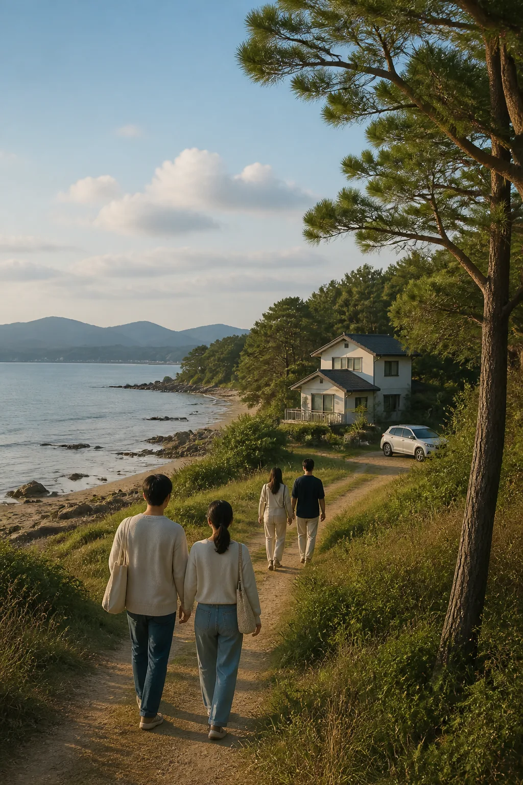 부안펜션을 거점으로 서해안 해변과 자연 탐방을 즐기는 여행 일정
